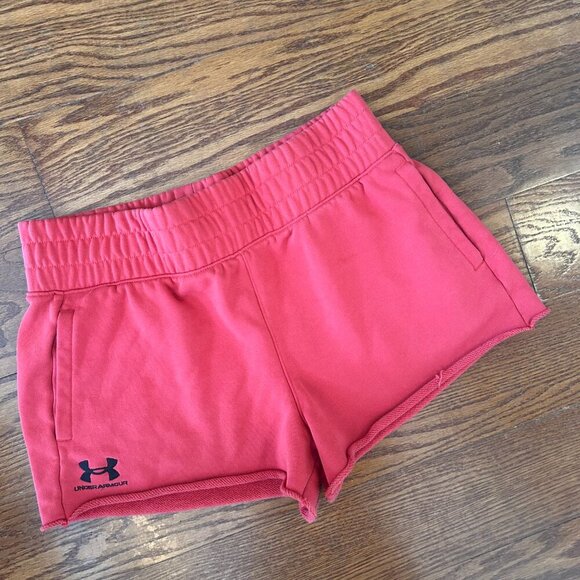 Under Armour Pink Athletic Shorts - Picture 2 of 10